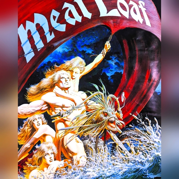 Vintage Rare 1981 Original Meat Loaf Promo Poster - Picture 2 of 8